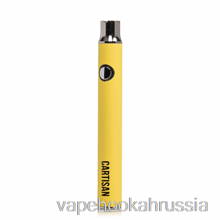 Vape Juice Cartisan Button VV 350 510 аккумулятор желтый